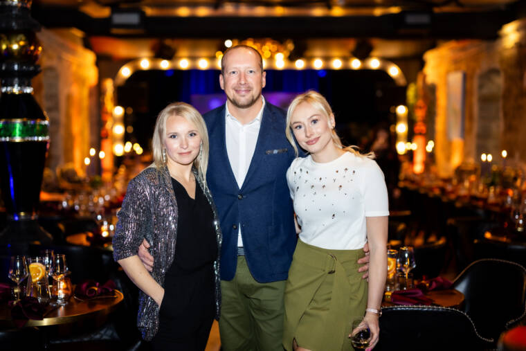 Foto: Erlend Štaub. Paremalt Lisbeth Roos, Taavi Puuorg, Marjelen Jürimets.