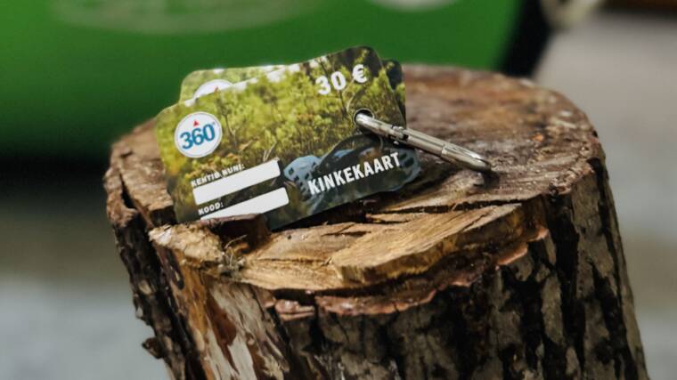 360 KRAADI KINKEKAART