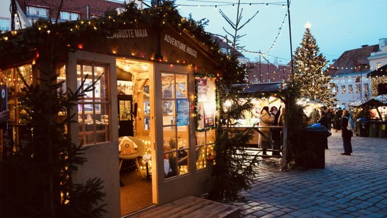 Elamuste Maja Tallinna jõuluturul