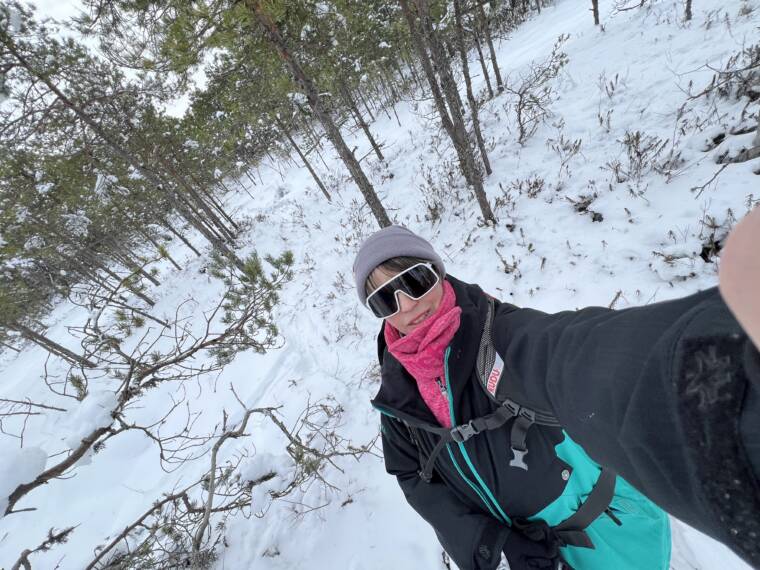 Tiina praktikal räätsamatkal