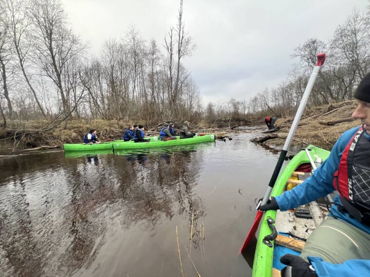 Tiina praktika kanuumatkal
