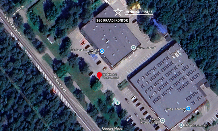 360 KRAADI rendikapi asukoht